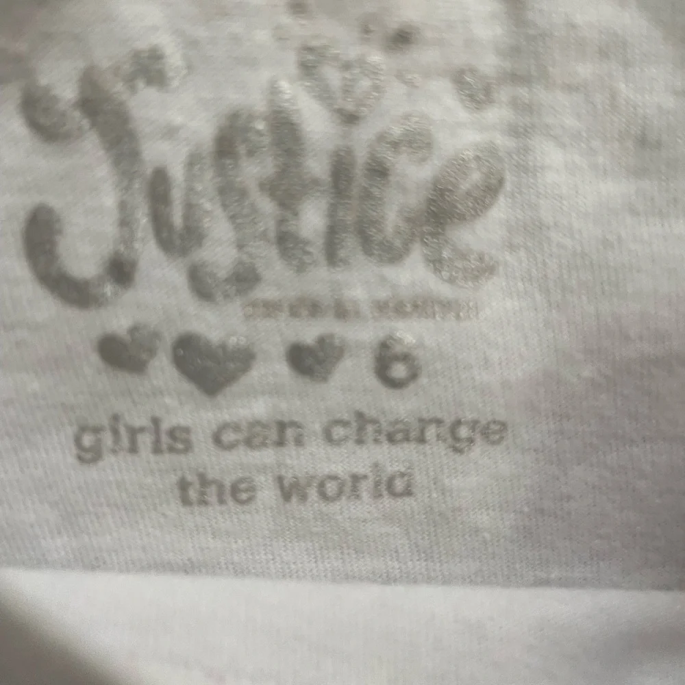 Justice Girls Size 6 Short Sleeve Shirt